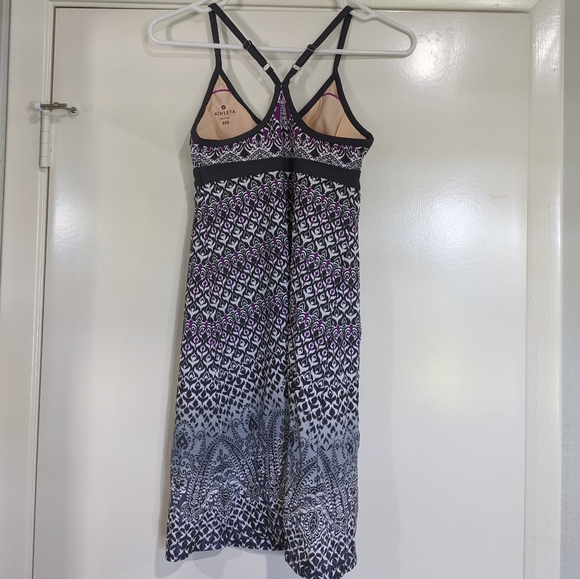 Athleta Shorebreak Printed Racerback Dress In Bombay Purple 221593 - Picture 7 of 10